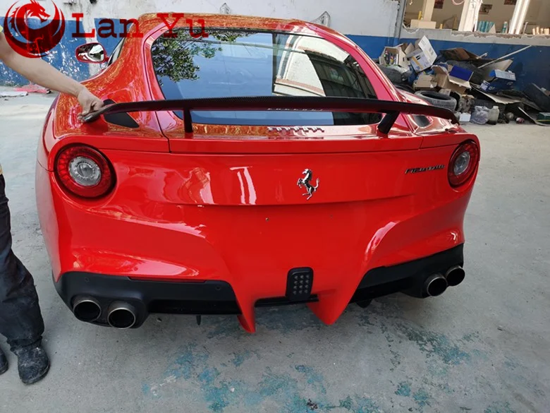 Высококачественный спойлер для багажника из углеродного волокна DMC подходит