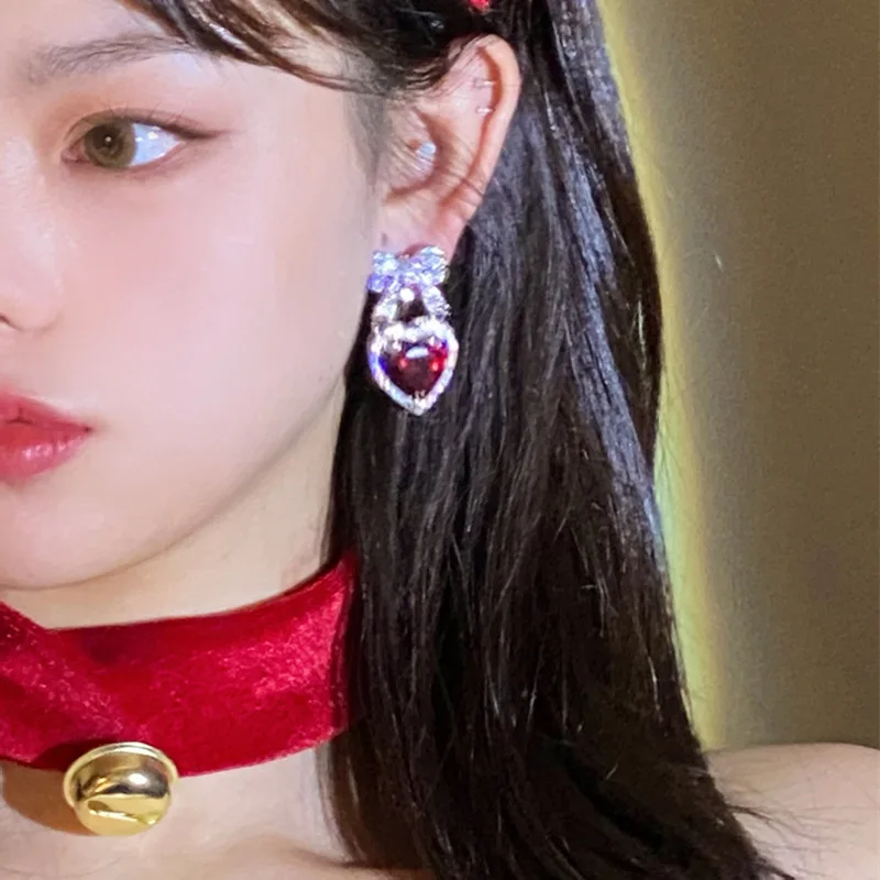 Корейские винтажные металлические серьги-подвески с бантом для женщин и девушек