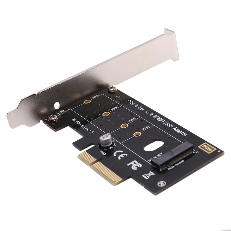 

Pci-E Pci Express 3.0 X4 To Nvme M.2 M Key Ngff Ssd Pcie M2 Riser Card Adapter