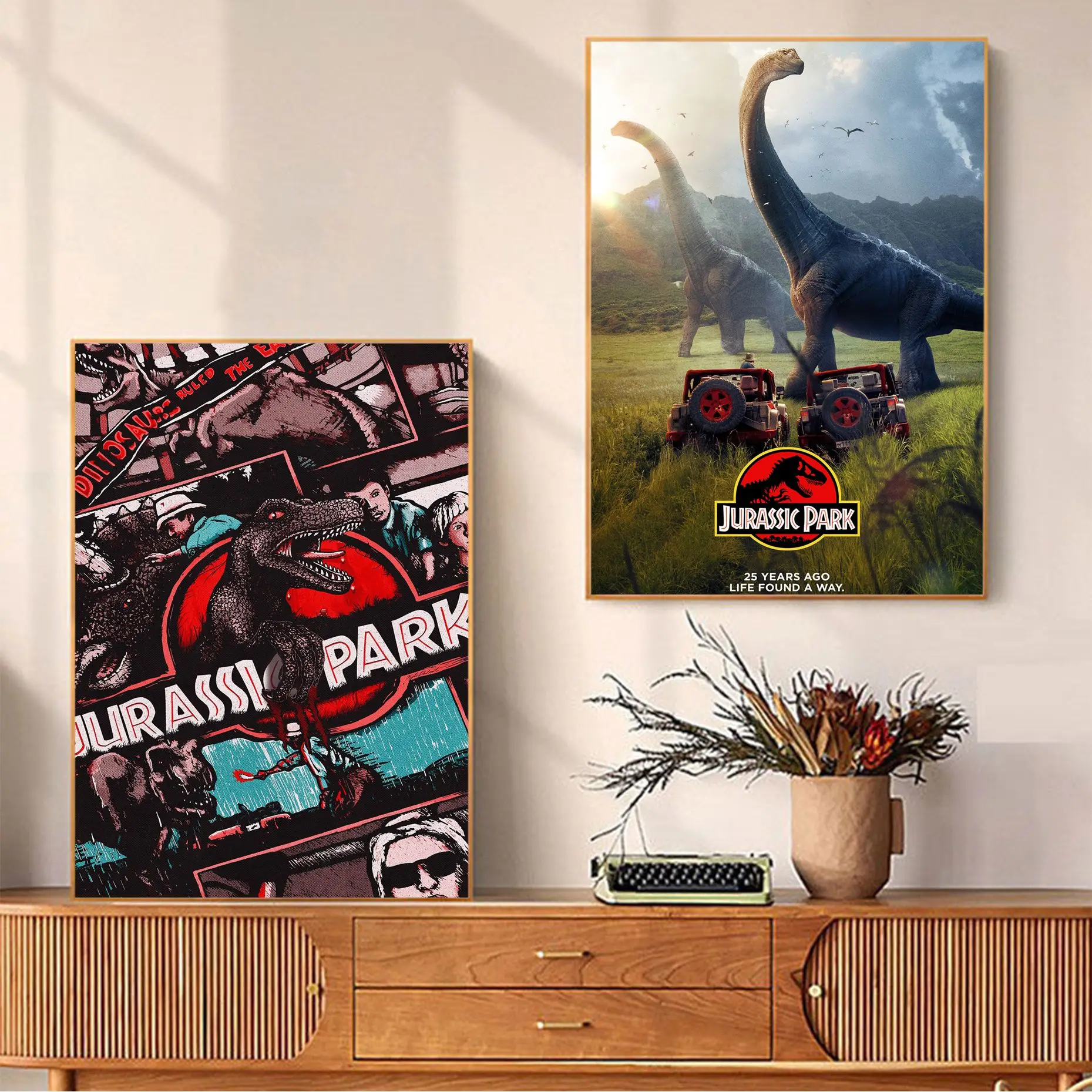 

Jurassic Park Movie Whitepaper Poster HD Quality Poster Wall Art Painting Study Decor Art Wall Stickers