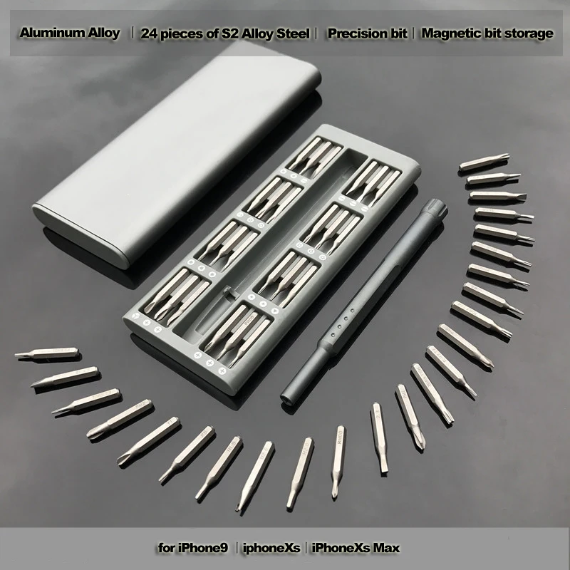 Набор прецизионных отверток 25 в 1 для ремонта Xiaomi, мини-магнитные биты для Huawei, инструменты для технического обслуживания