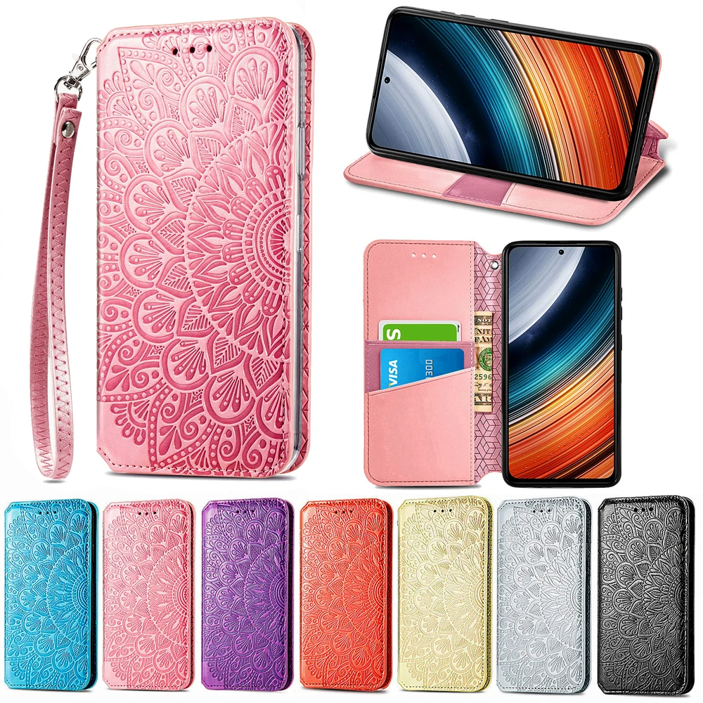For Kyocera Android One S9 Digno BX2 Phone Case Magnetic Embossed Exotic Sky Wallet Cases KYV44 Basio 3 KYV43 Flip Cover
