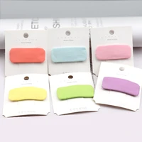 candy color hair clip korean princess hairpin womens bb clip sweet temperament solid color exquisite hair clip hair accessories