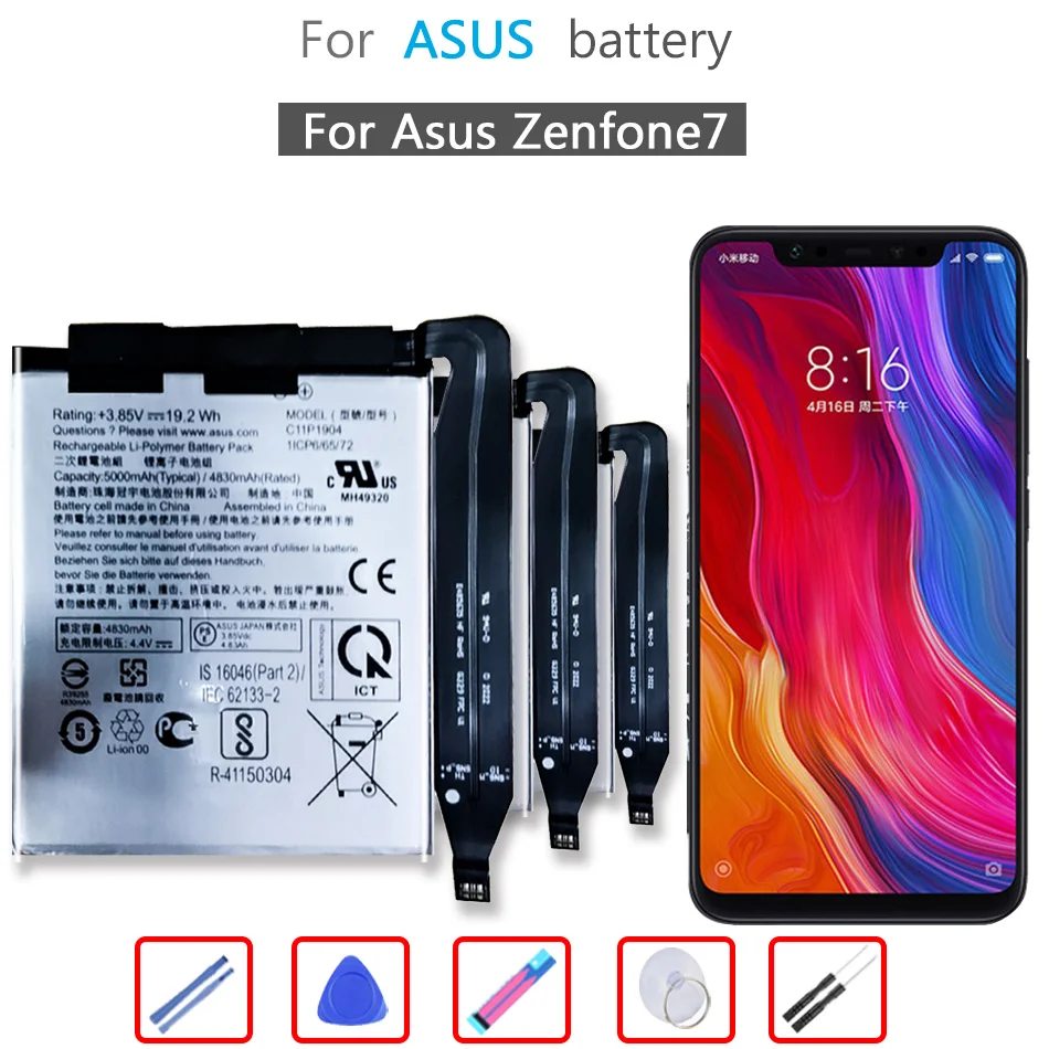 

C11P1904 5000mAh Battery For Asus Zenfone7 Zenfone 7