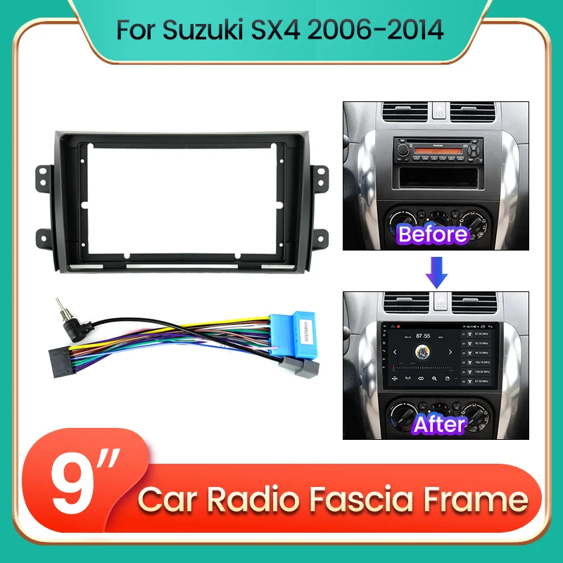 Автомобильный радиоприемник TomoStrong для Suzuki SX4 1 2006-2014 панель панели рама шнур