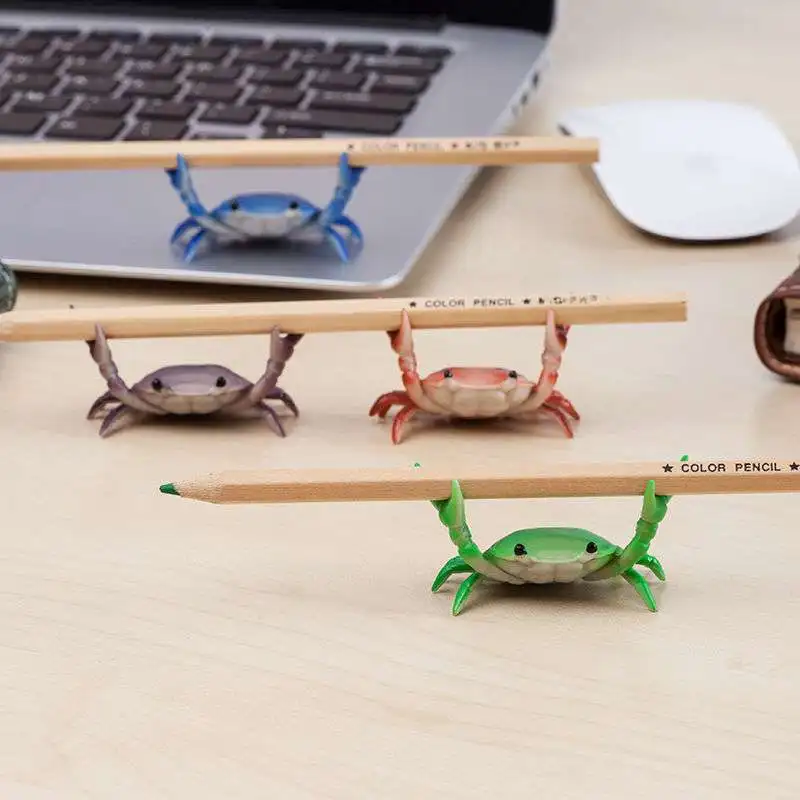 

Easy To Hold Useful Weightlifting Crab Pen Holder Bright Color Crab Pen Holder Simulation for Students