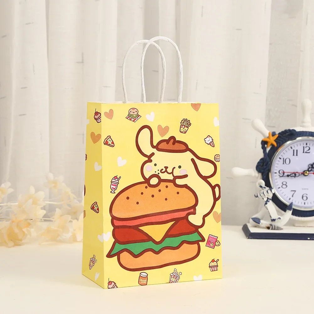 Sanrio Hello Kitty Kuromi Сумка-тоут Из Крафт-бумаги Подарочная Сумка С Героями Мультфильмов