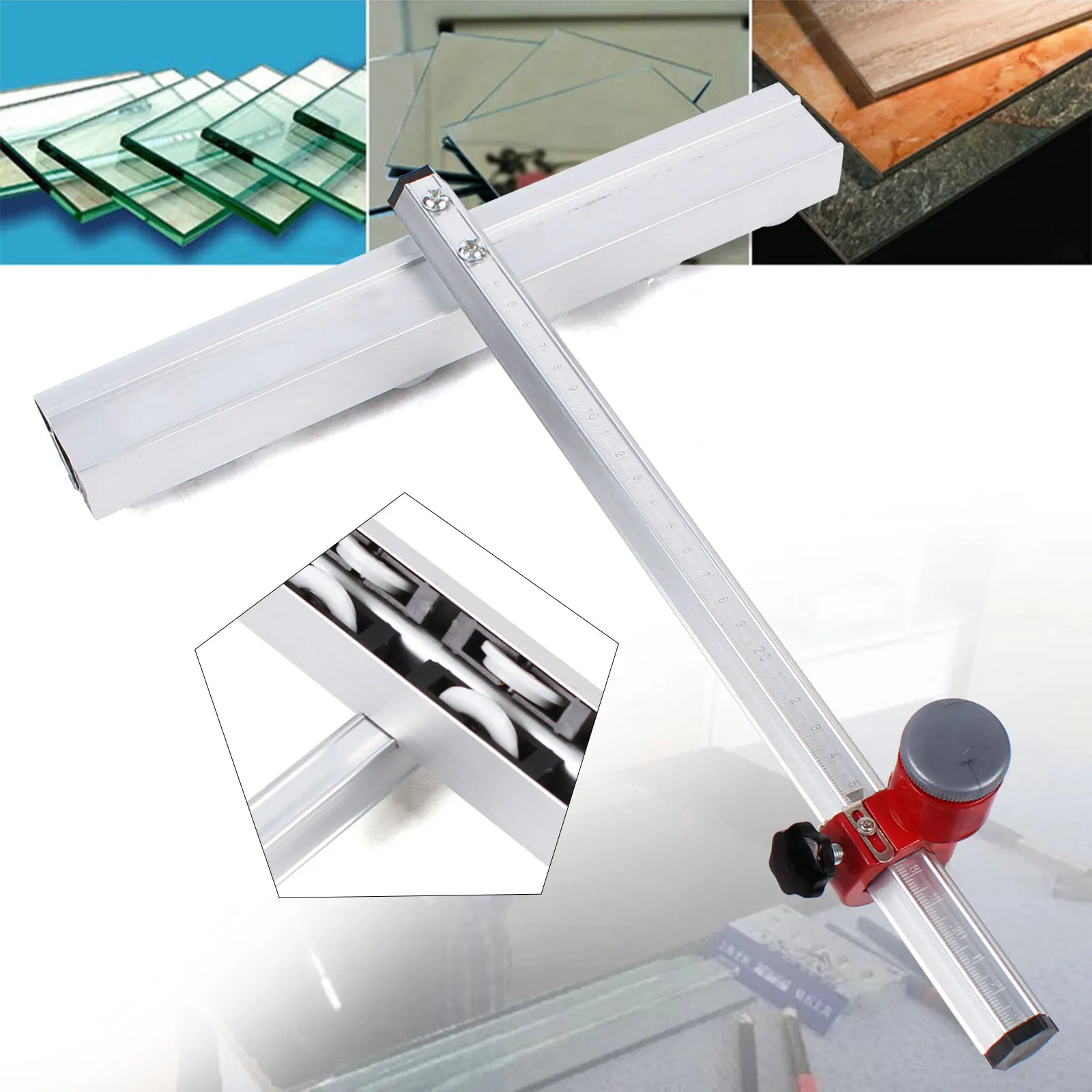 

Роликовый скребок Т-образного типа для резки плитки/стекла, 12 шкив