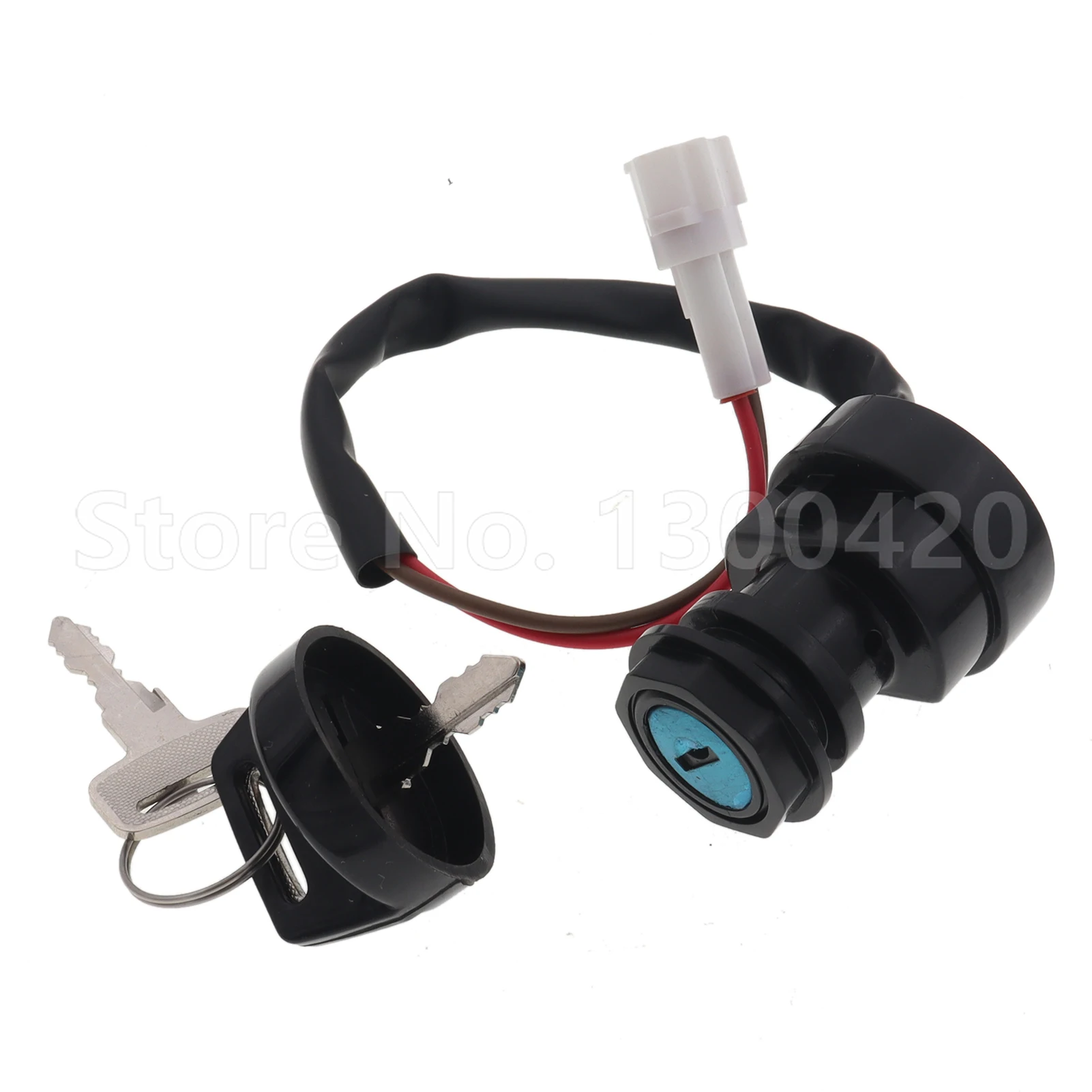 

2 Pin Ignition Lock Start Switch Key for Yamaha YFM350 YFZ350 Warrior WolverineBanshee Big Bear 350 2x4