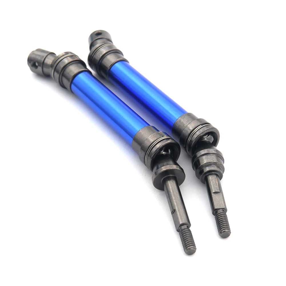 

4Pcs Metal Front and Rear Drive Shaft CVD for 1/10 Traxxas Slash Rustler Stampede Hoss VXL 4X4 RC Car Parts,Grey