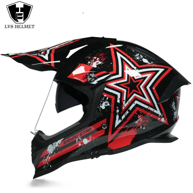 

Professional Racing Motorsiklet Kask Full Face Moto Bike Double Visors Motorbike Helm Motocross Helmets for adults