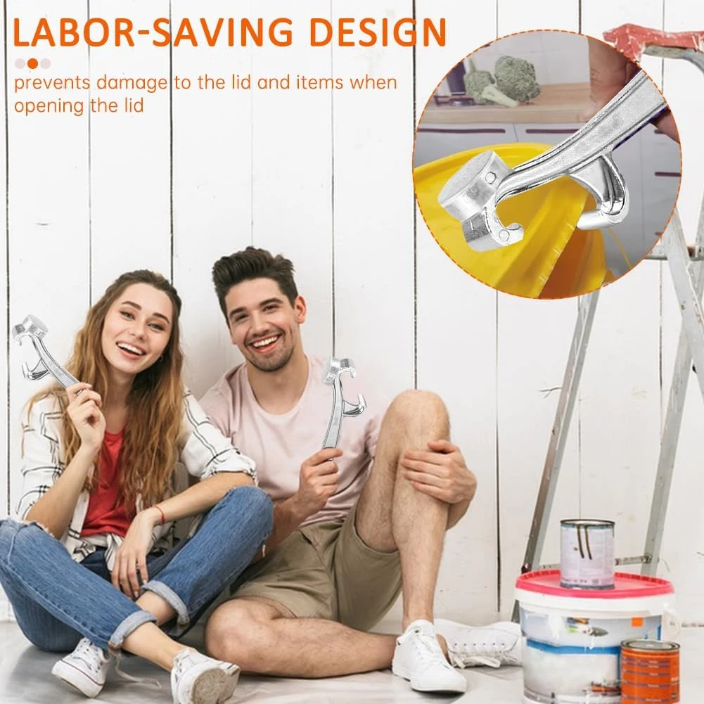 BEAU-2 шт. открывалка для ведра из алюминиевого сплава ручная на 5 галлонов