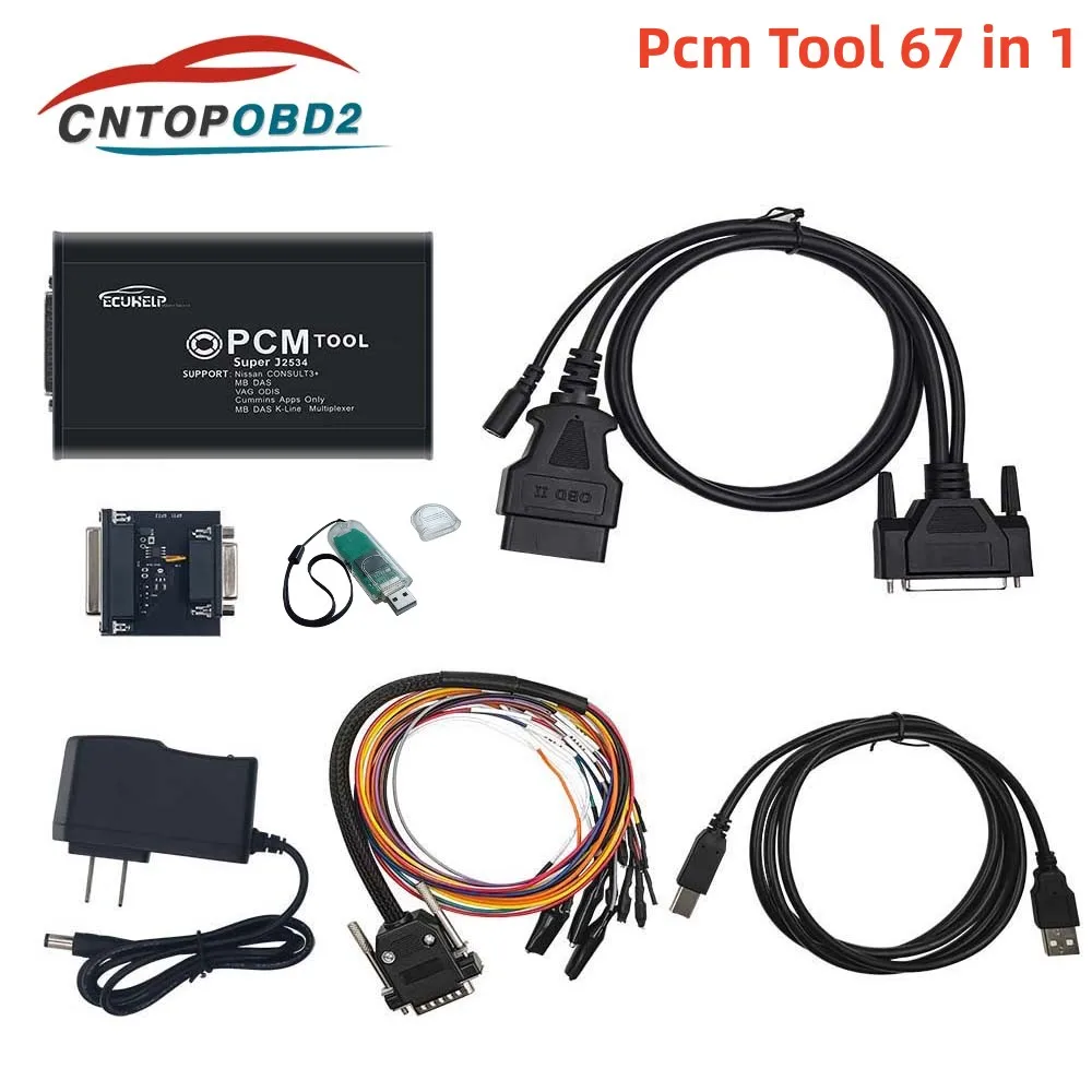 

New PCMtool FLASH 67 IN 1 V1.20 ECU Programmer Supported ECU Read Write Via Boot With 10 ECU SW Gifts PCM Tool BENCH Master Tool