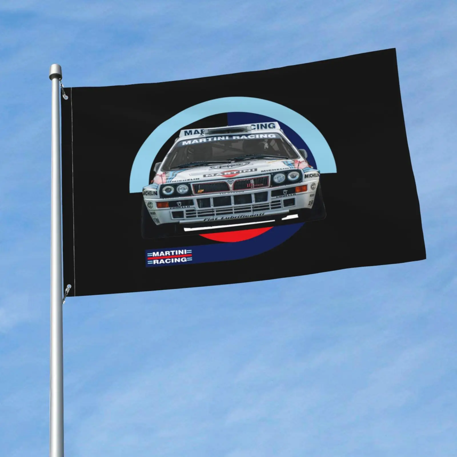 Lancia Delta Integrale ралли Мартини Гоночный флаг люверсы баннера украшение праздничное