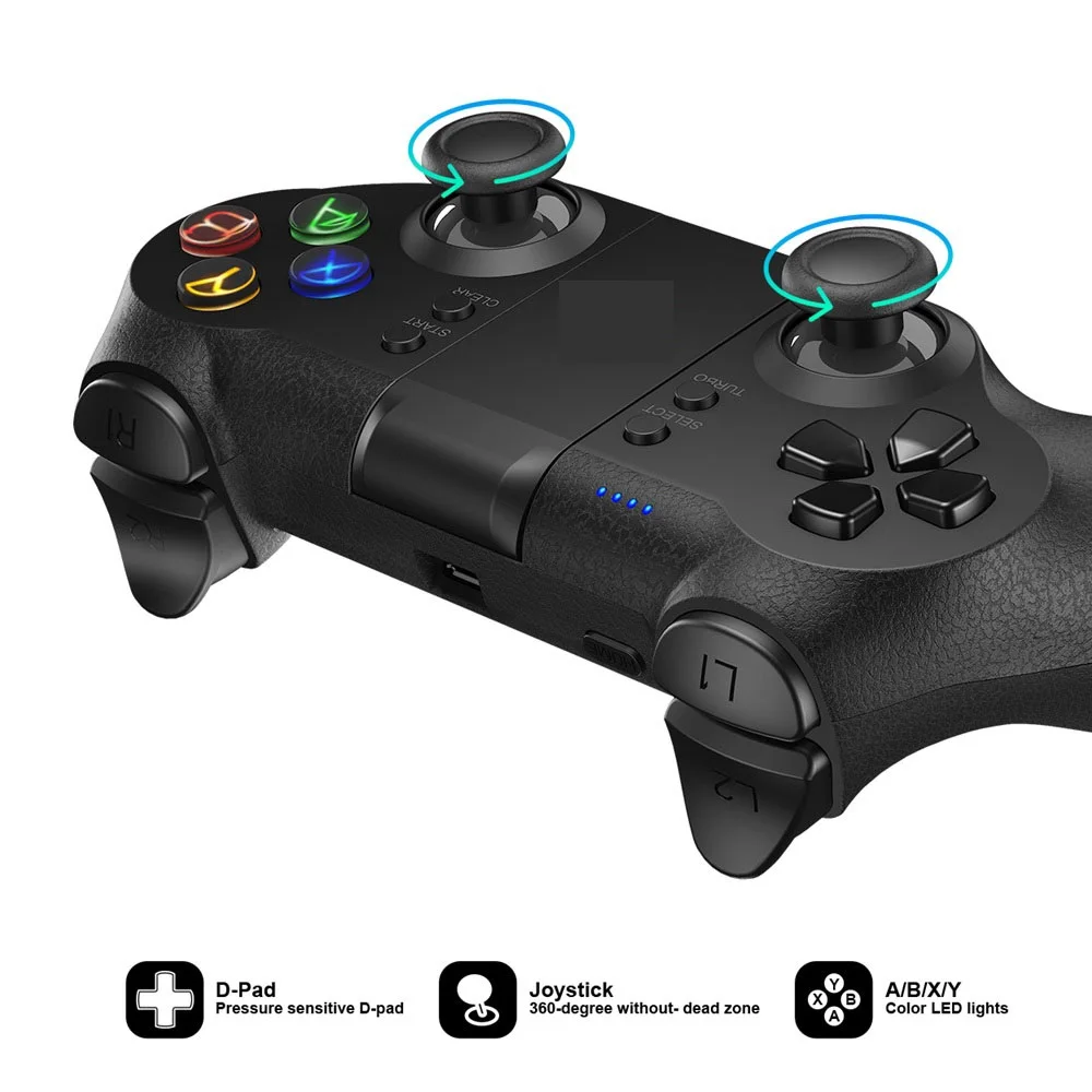 

Беспроводной геймпад для GameSir T1s, Bluetooth 4,0 и 2,4 ГГц, мобильный игровой контроллер для Android/ПК/SteamOS PUBG Call of Duty