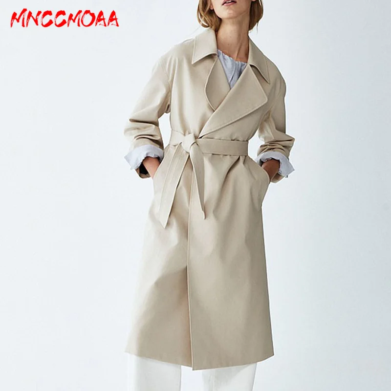 

Женский модный Тренч Весна-Осень 2022, женское однотонное тонкое простое пальто