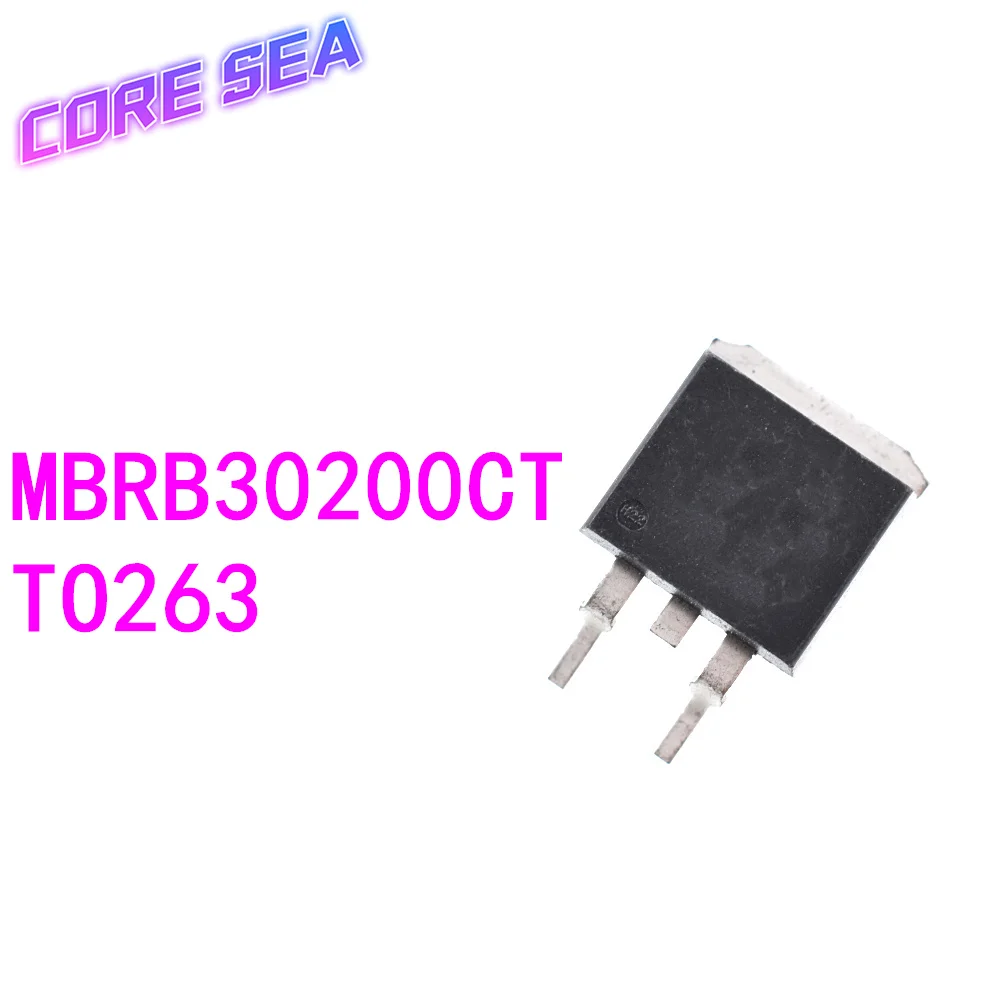 

10PCS Schottky diode MBRB30200CT chip TO-263 30A200V B30200G