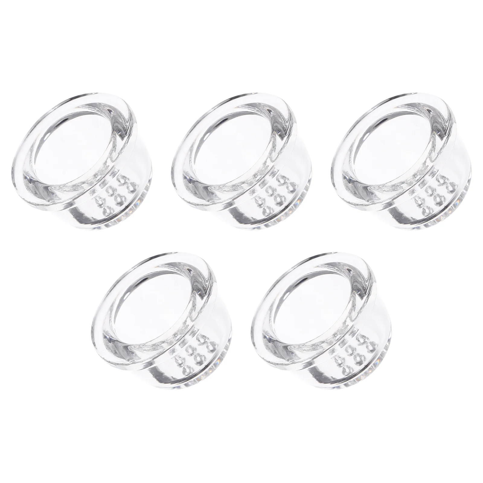 

5Pcs Glass Filter Clear Glass Screens Heat-resistant Glass Filter Mesh Small Filter Glass Strainer