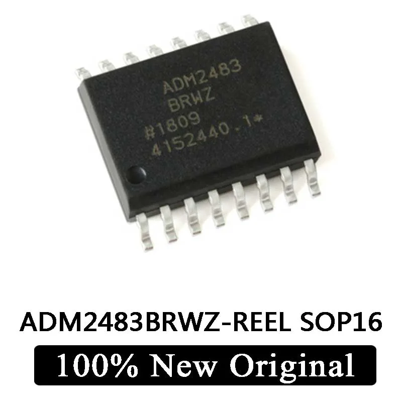 

100% New Original ADM2483BRWZ-REEL ADM2483BRWZ ADM2483 interface isolator chip SOP16 IC Chip In Stock Wholesale