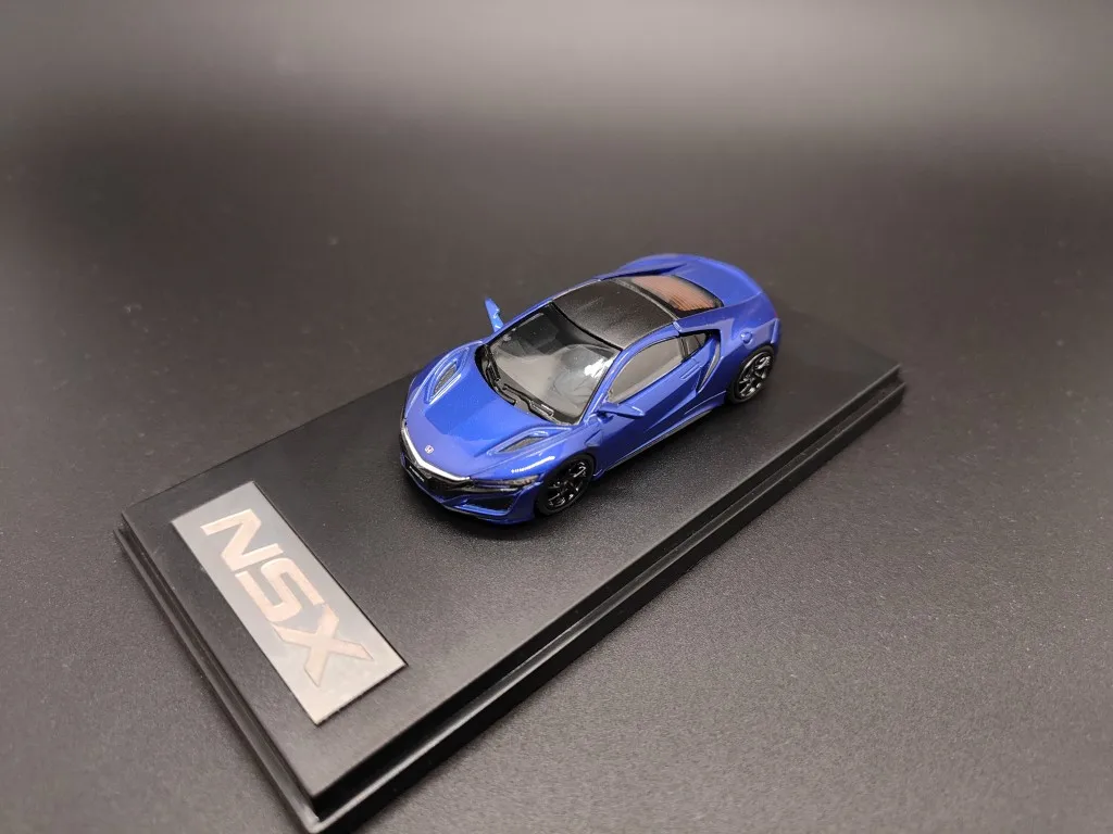 ЖК-дисплей 1:64 HONDA NSX Acura литая под давлением модель автомобиля из сплава коллекция
