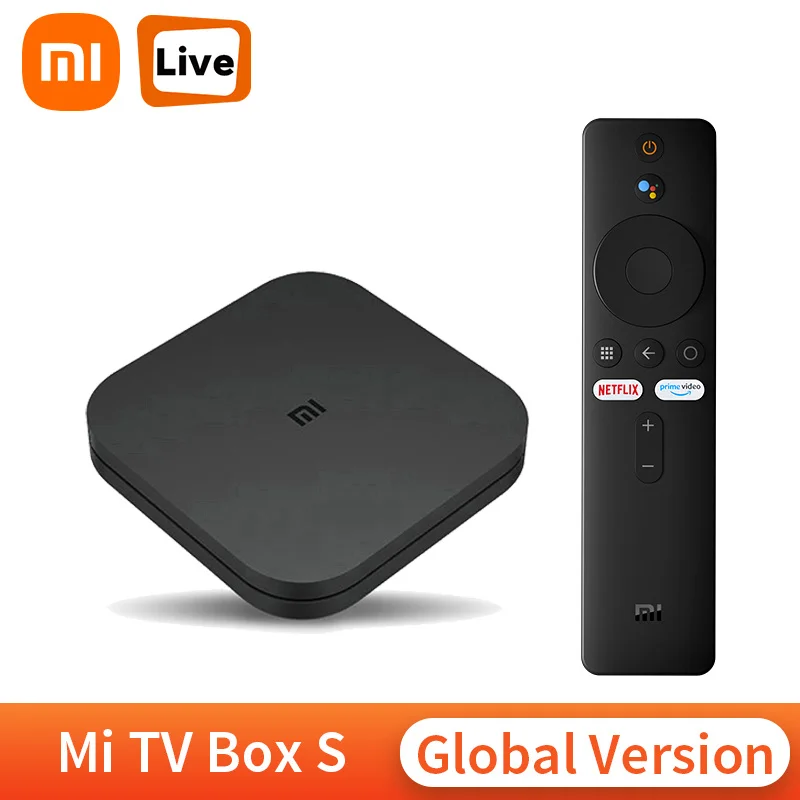 Шасси Xiaomi Mi box s Android 8 1 4k/hdr Ultra HD 2 ГБ/8 ГБ Wi-Fi Google cast Netflix IPTV медиаплеер оригинал |