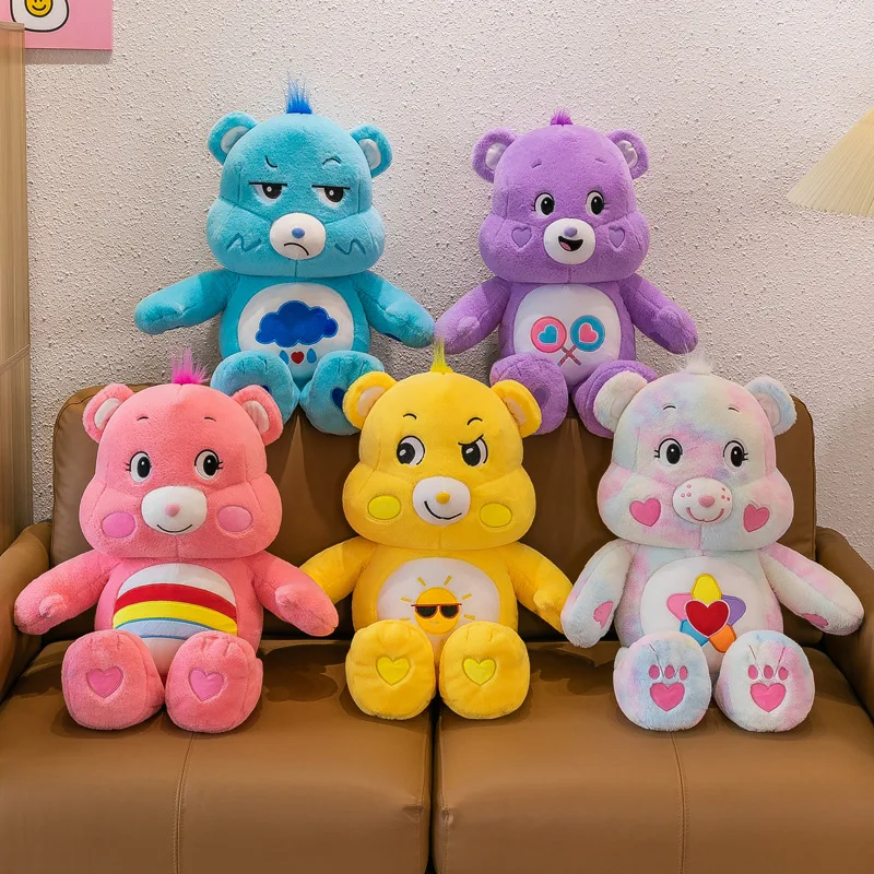 Miniso Carebears супер мягкий Радужный медведь плюшевая кукла 40 см Kawai милые Аниме