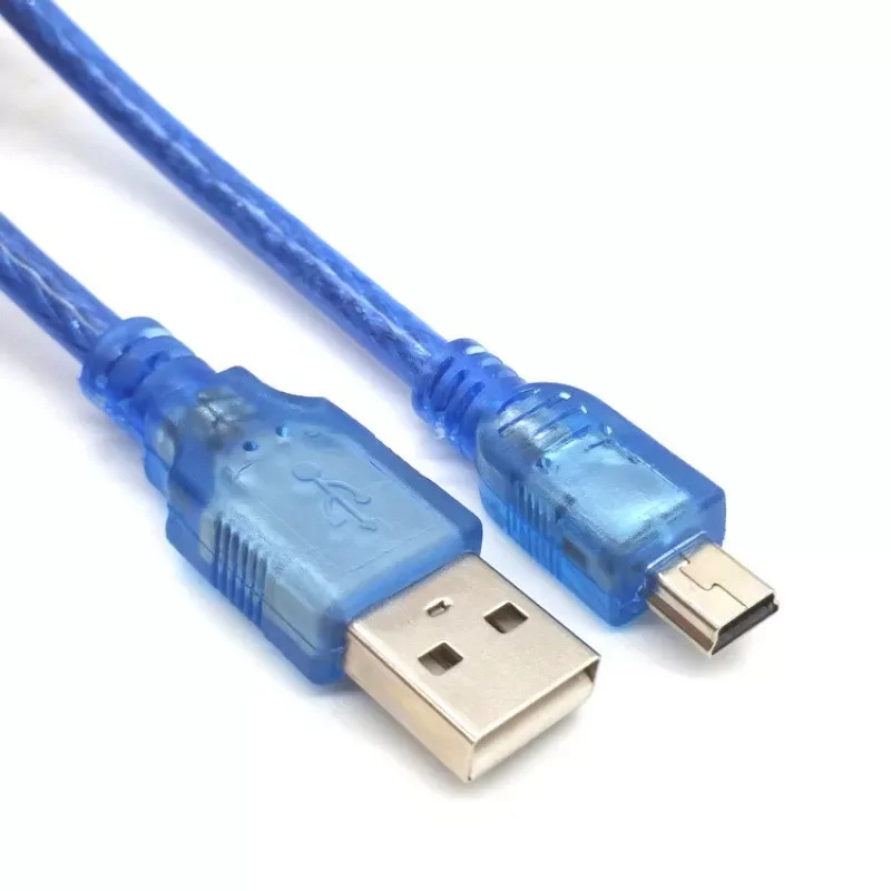 

Mini 5Pin USB Cable USB 2.0 Type A Male to Mini 5P Male Foil+Braided Shielded 1.5m 1.8m 3m 5m 10m
