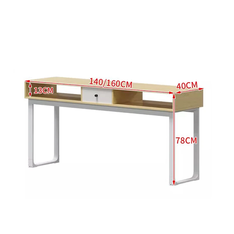 Профессиональный дизайнерский деревянный стол для ногтей японский хранения
