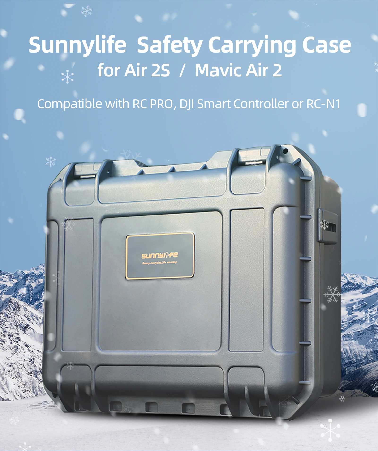 Explosion-proof Box HandBag for DJI Air 2S for Mavic Air 2 Hard shell Waterproof Box for Air 2S/2 Drone Accessories Storage Case