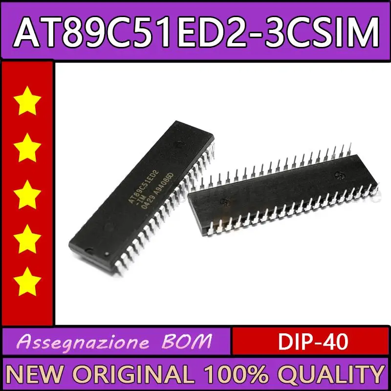 

Оригинальная фотолампа AT89C51ED2-3CSIM AT89C51ED2 DIP-40
