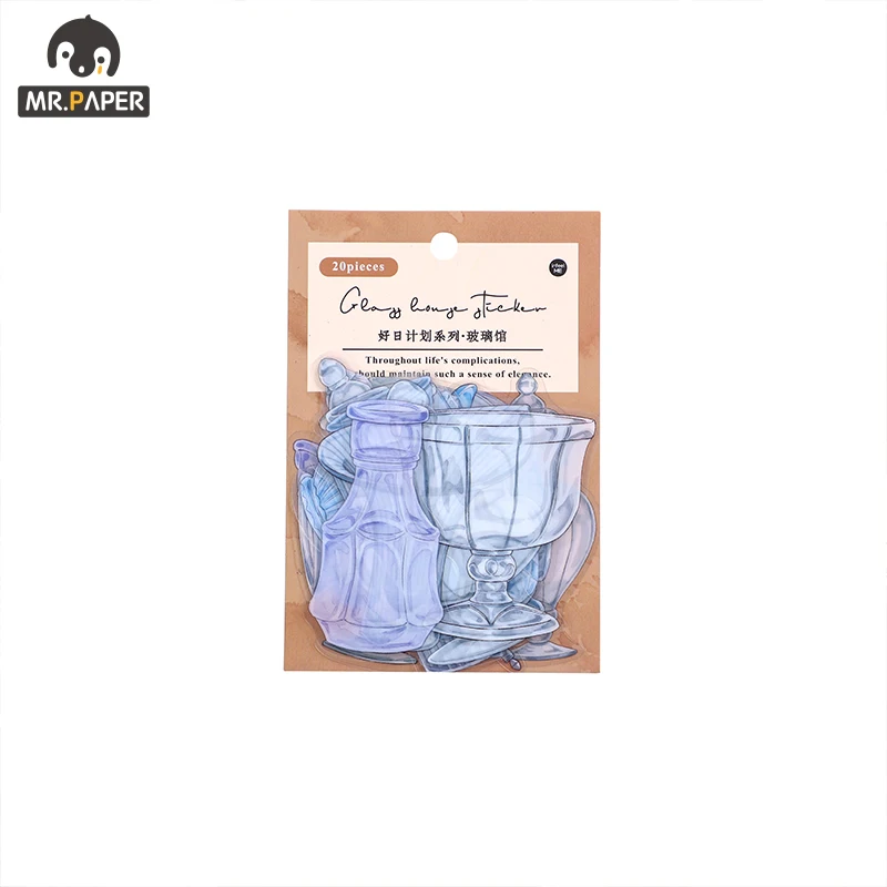 Mr.Paper 4 вида конструкций набор наклеек для домашних животных серии Good Day Plan DIY