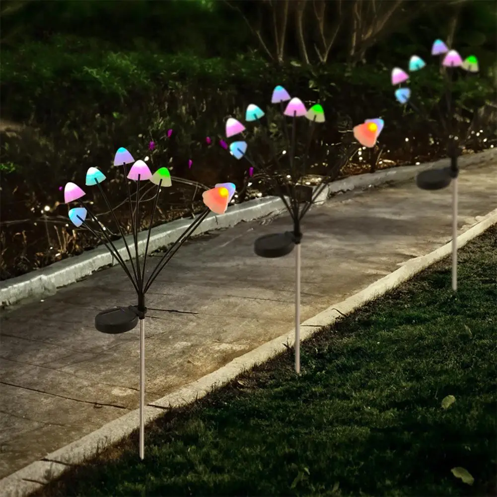 

Solar Mushroom Light Solar Led Fairy Lights Color Changing Solar Mushroom Lights Outdoor Garden Decoration for Parties Lawn