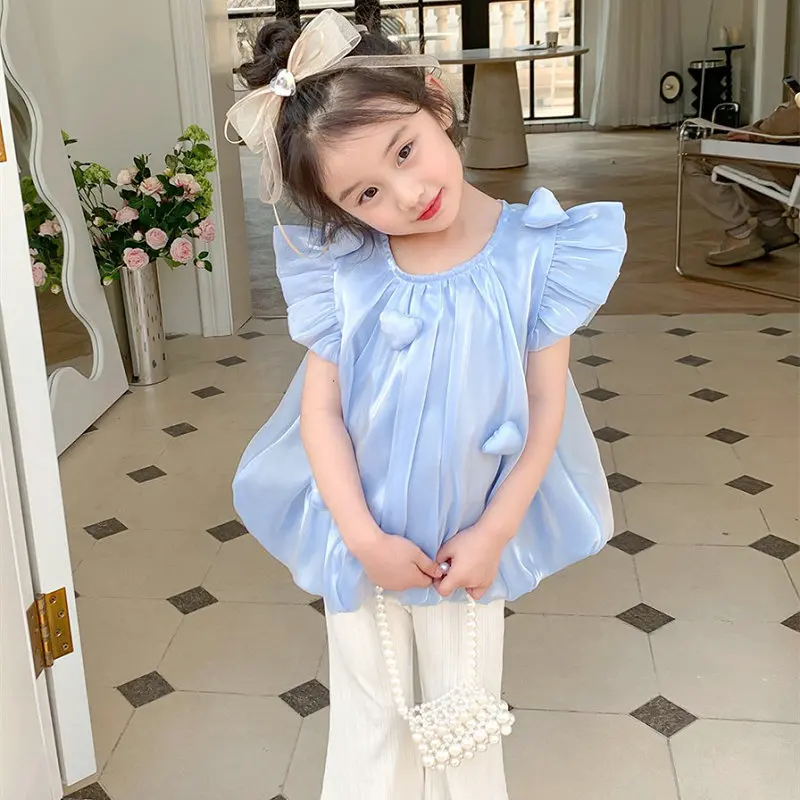 Детские комплекты для девочек топы из мерсеризованного хлопка микро