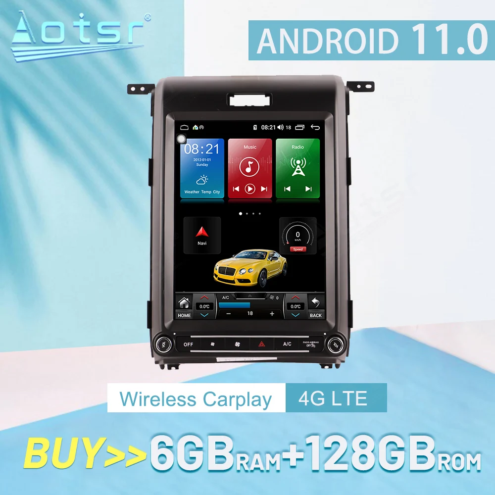 

For Ford Raptor F150 2009-2014 Carplay Android Car Stereo Radio Multimedia Player GPS Navigation Auto Audio