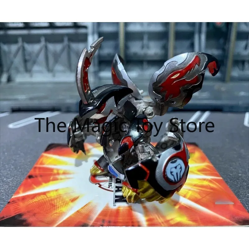 Фото Оригинальная коллекционная фигурка SEGA Bakugan Bakutech Wind Transparent Kyubi на карточке с маркером №4