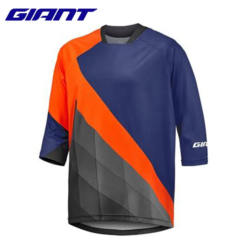 

GIANT 2023 MTB Short sleeves Cycling Jersey Downhill Shirt Camiseta Motocross T-shirt Mx Mountain Bike Clothing http sportswear