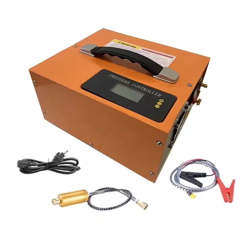 

12v portable 300bar auto-stop pcp compressor with built-in 110V 220V convertor diving compressor