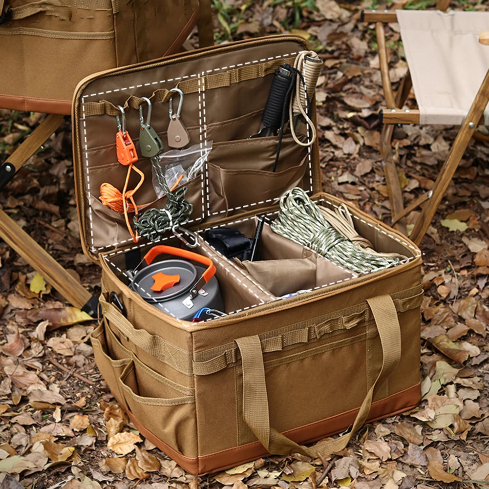 

Customized Camping Storage Bag Large-capacity Outdoor Multi-functional Hard Storage Picnic Box 30L Collapsible Camping Supplies