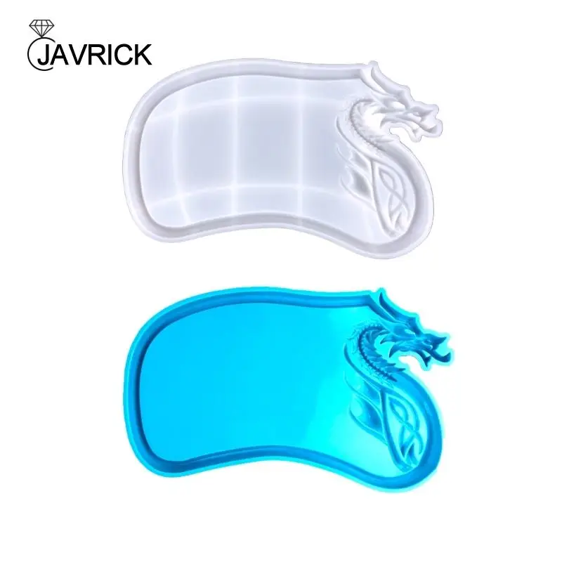 

Silicone Resin Moulds Dragon Head Shape Resin Cup Tray Mould DIY Tray Molds for DIY Epoxy Resin Casting Craft Decoration