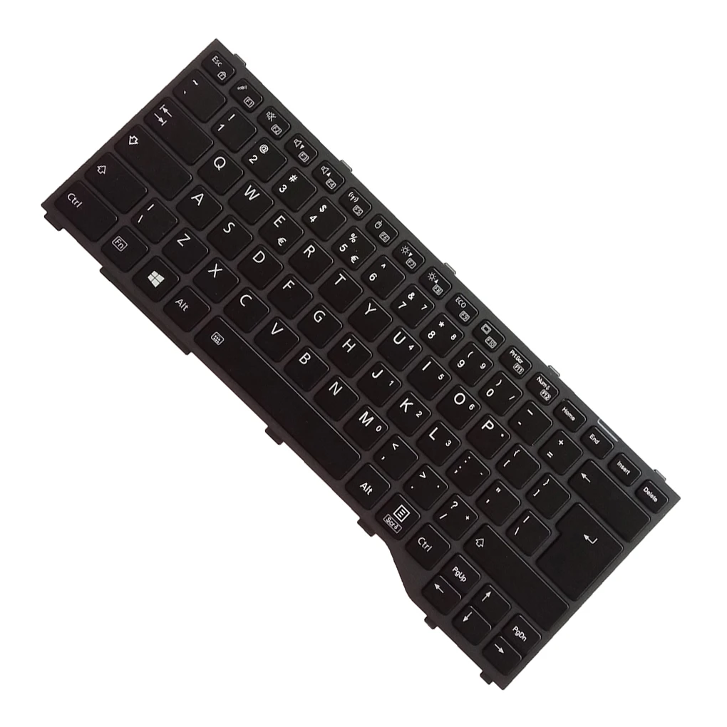 

Gray Frame Keyboards Backlit Dust-proof Toetsenbord Universal Notebook Keypads Replacement for Fujitsu Lifebook T937