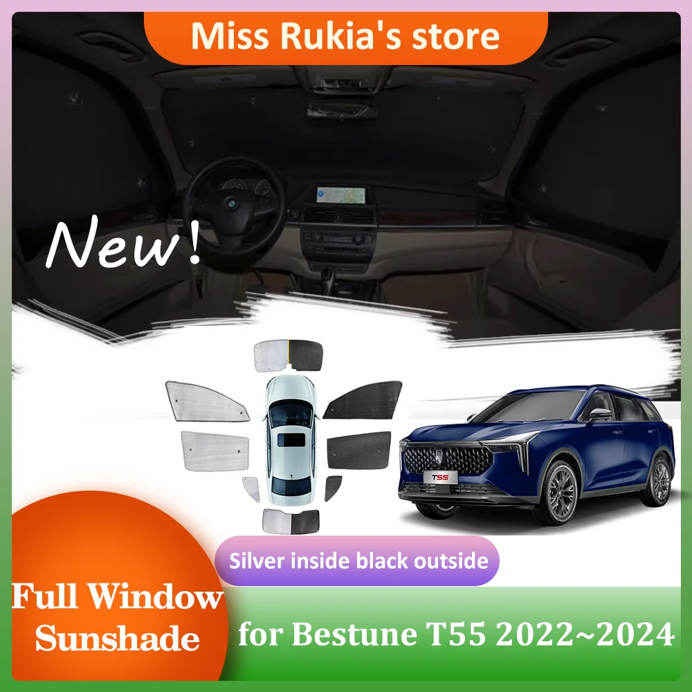 Автомобильные солнцезащитные козырьки для Bestune T55 2022 ~ 2024 2023 солнцезащитный