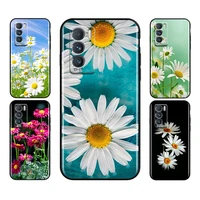 white daisy flower for realme 9 9i 8 8i gt gt2 neo neo2 master pro c21 c20 c11 c20a c21y pro phone case coque