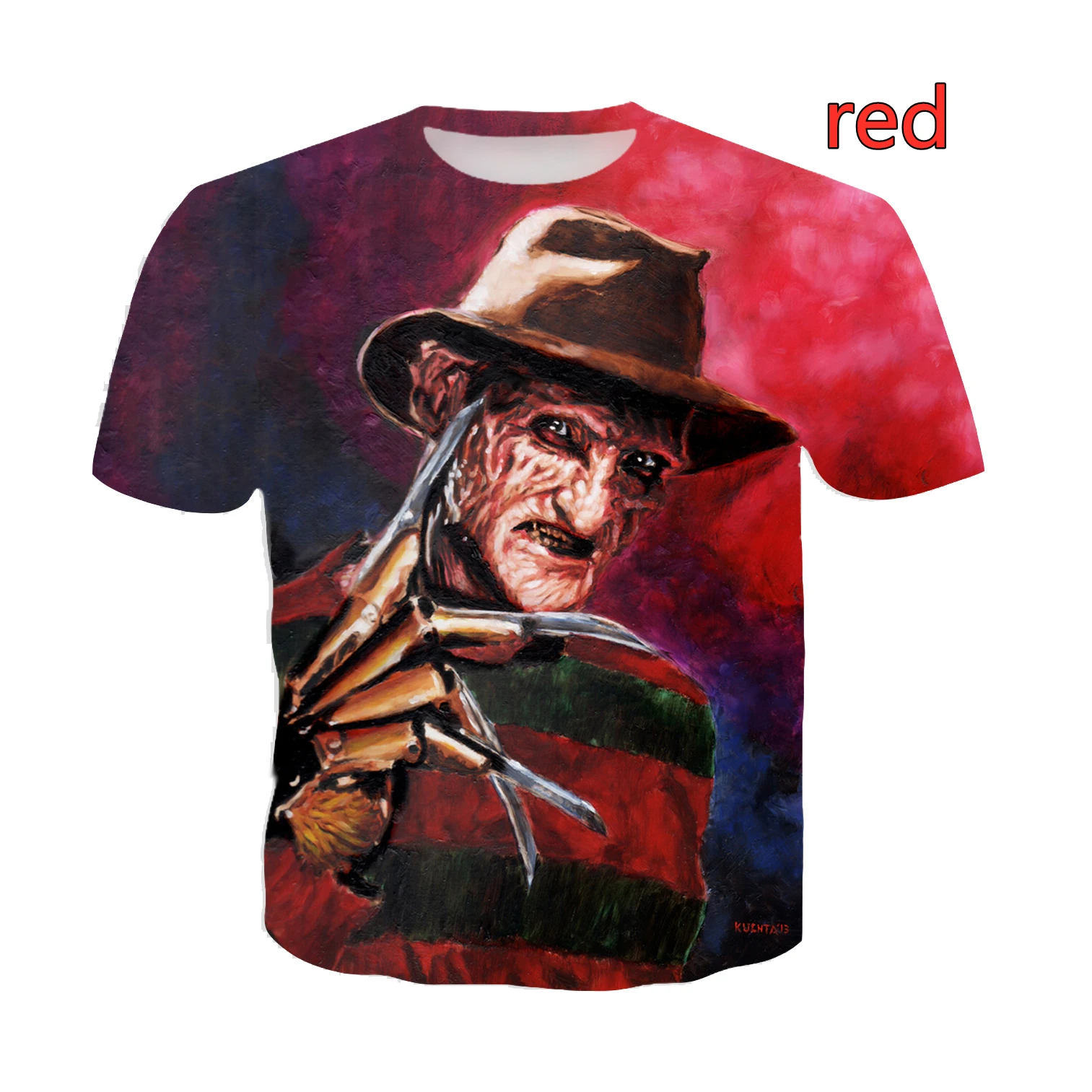 

Freddy vs Jason T Shirt Casual 3d Printing T Shirts Funny Cool Tees