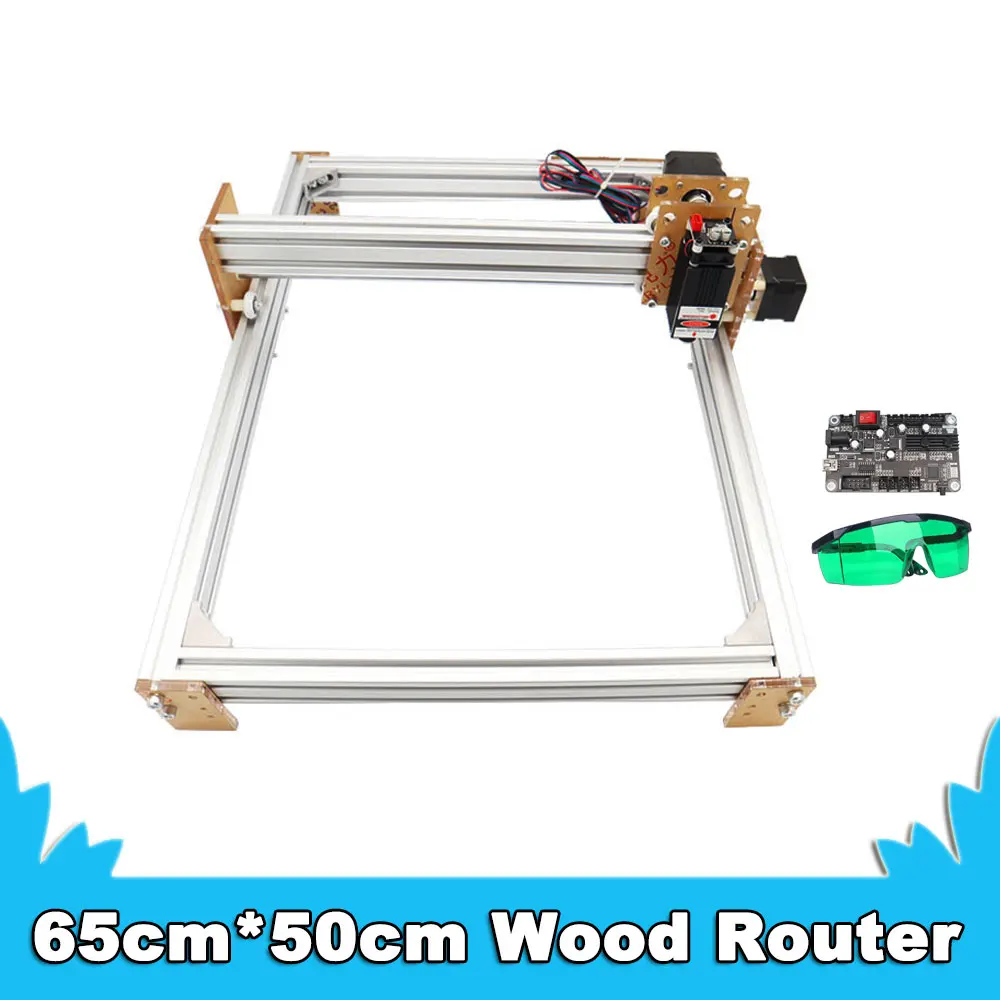 

CNC 6550 2-Axis Engraving Machine Work Area 65*50cm TTL PMW Control 20w Laser Engraver DIY Leather Acrylicy Wood Cutting Machine