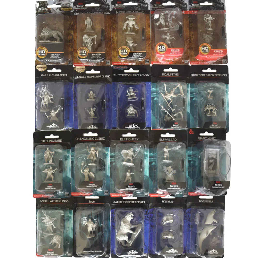 TRPG миниатюрная игра Elf карликовый воин священник Warlock изгой гигантские