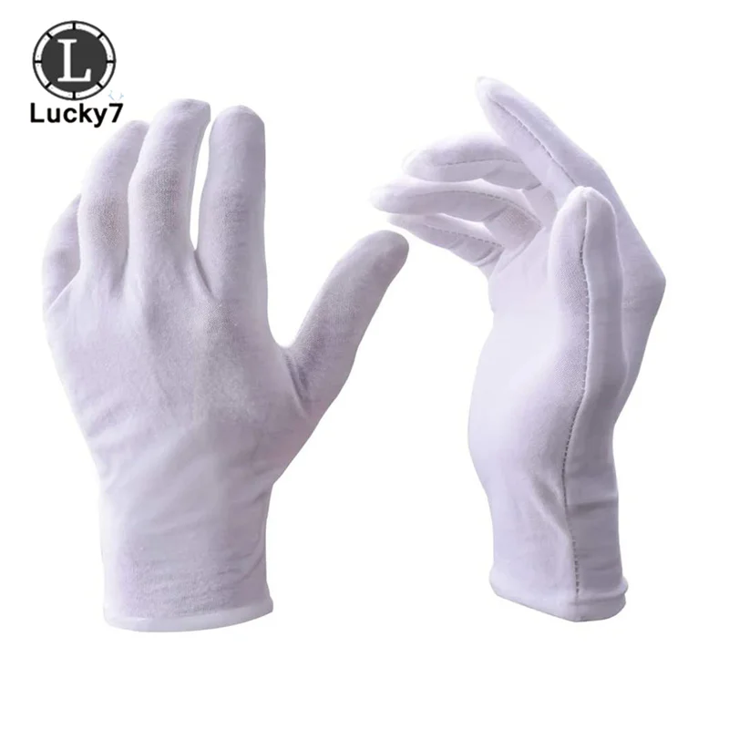 

1 пара ультратонкие дышащие хлопковые перчатки для ювелирных изделий перчатки для покупок противоскользящие перчатки Инструменты для ювел...