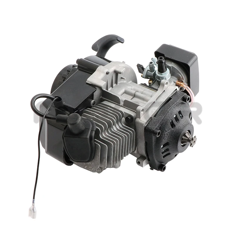 Мотоцикл 43cc 47cc 49cc 2-тактный двигатель мини quad rocket карманный велосипед ATV pull start