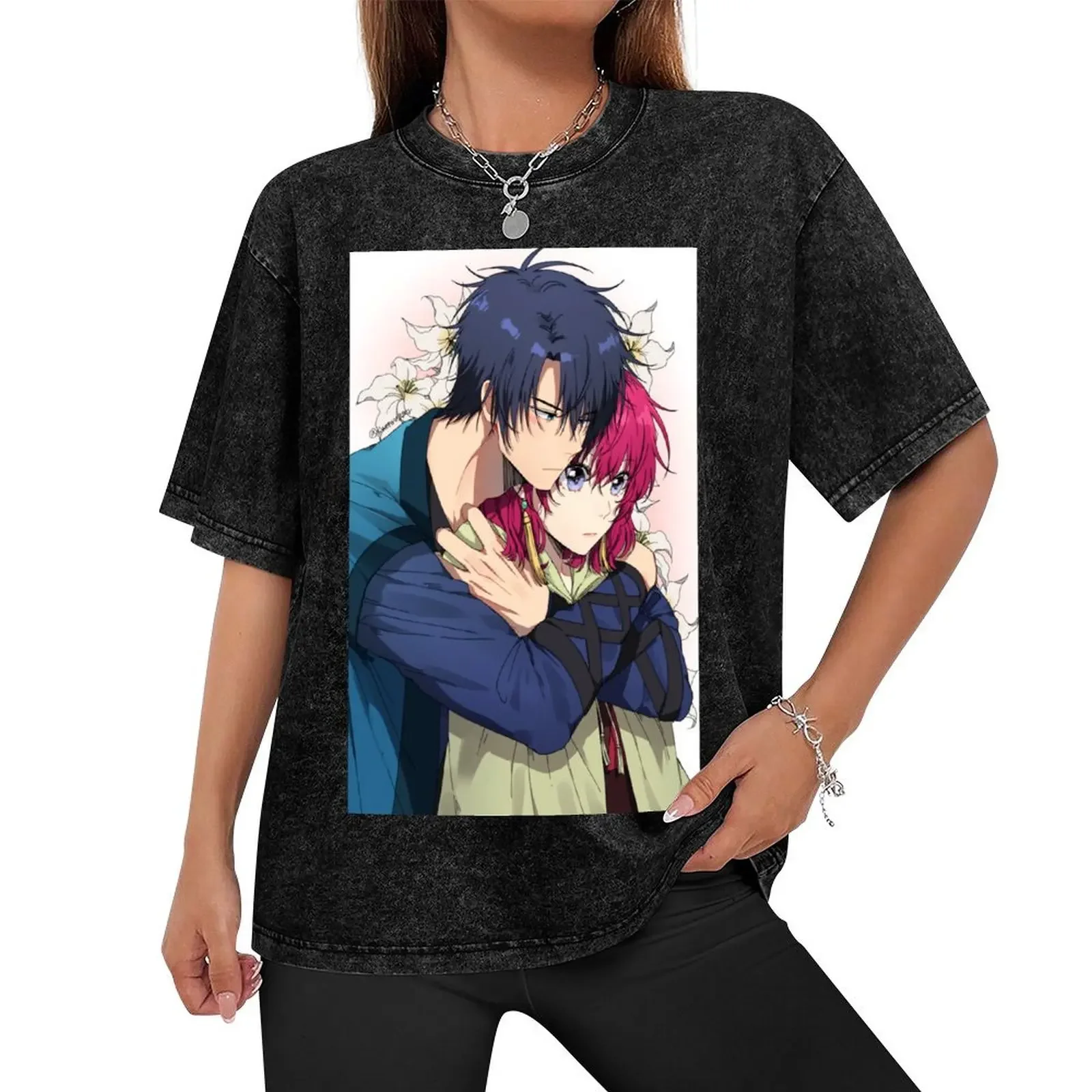 Футболка Akatsuki no Yona винтажные футболки большого размера мужские