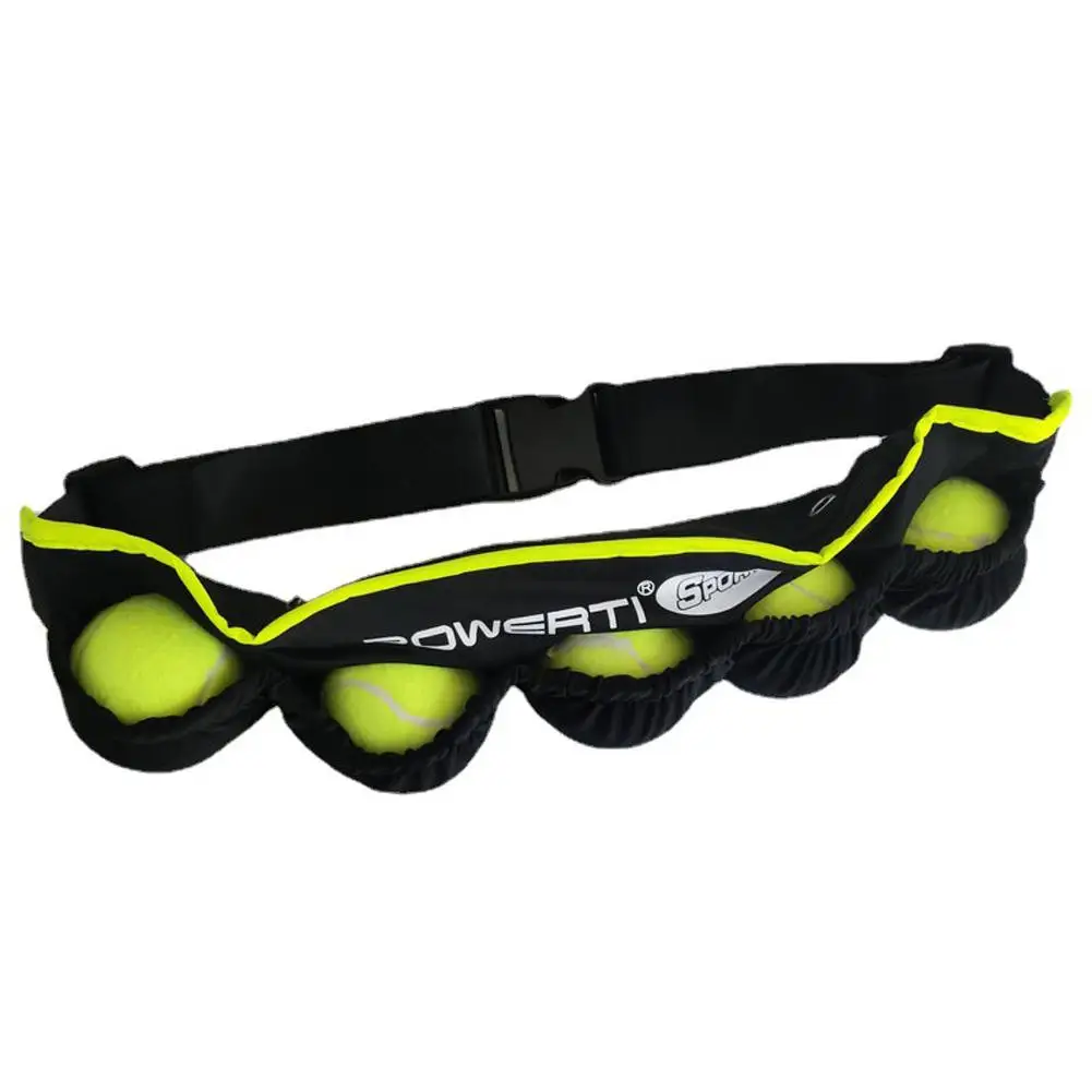 

Trendy Tennis Belt Fitness Running Large Capacity Waist Pack Tennis Equipment Training Bag Tennis Ball Picker Tennis Trainer