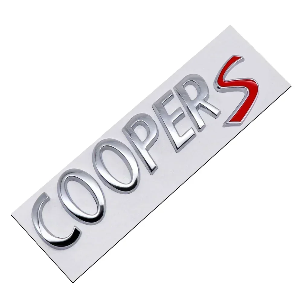 

Металлическая наклейка на задний багажник автомобиля, боковой значок, эмблема для Mini COOPER R50 R52 R53 R55 R56 F54 F55 F56 F60, аксессуары, украшение